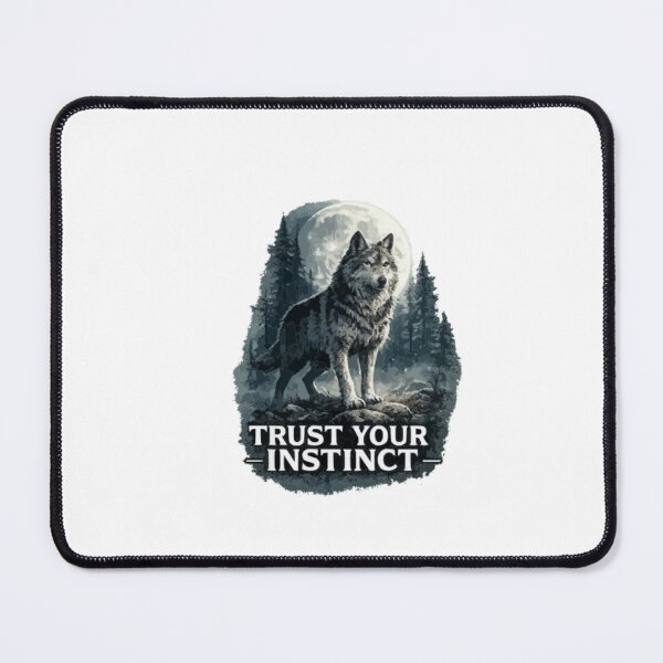 Item preview, Trust Your Instinct Wolf Moon Shirt designed and sold by PINK FREE.