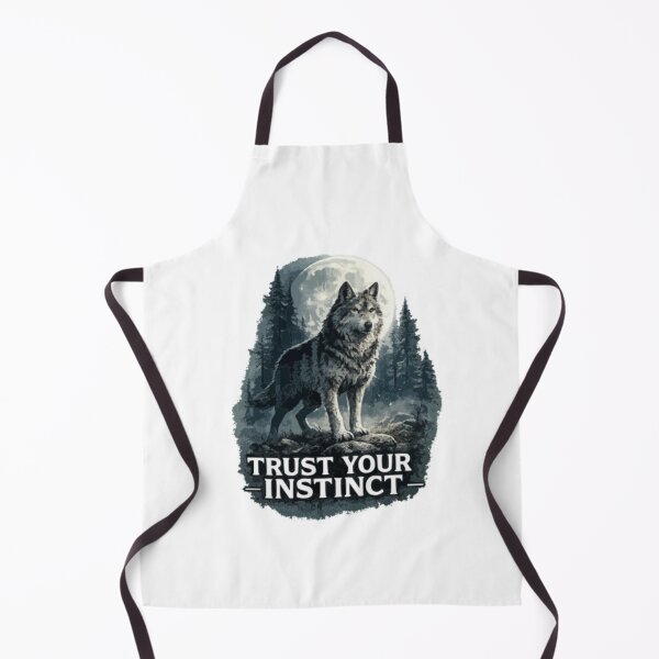 Item preview, Trust Your Instinct Wolf Moon Shirt designed and sold by PINK FREE.