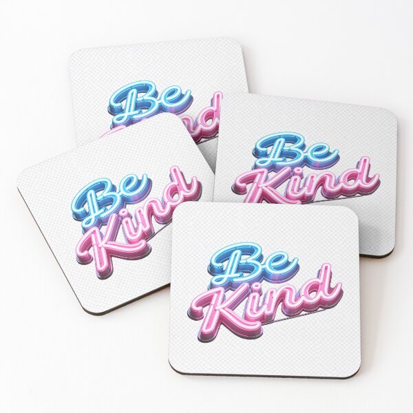 Item preview, Futuristic 3D Neon Be Kind Typography designed and sold by AwakenFah.
