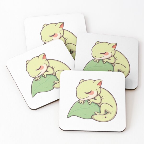 Item preview, Sleeping Baby Gecko Cute Minimal Nature Design designed and sold by MystiColo.