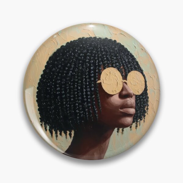 Artikelvorschau, Retro Schwarze Frau Afrozentrisch entworfen und verkauft von Nova~Prints.