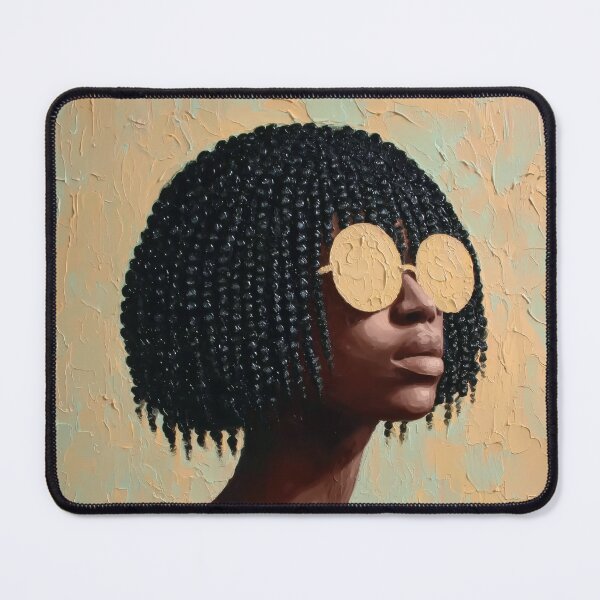 Item preview, Retro Black Woman Afrocentric designed and sold by Nova~Prints.