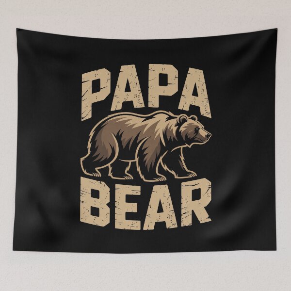 Item preview, Papa Bear Father's Day Gift Proud Dad Protective Father designed and sold by Say It With Ink.