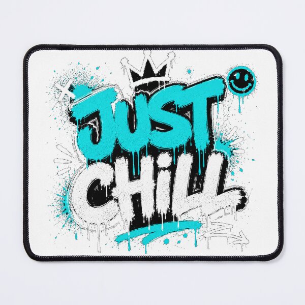 Item preview, JUST CHILL Graffiti Typography Tee | Relaxed Streetwear Style designed and sold by Golden Era Studio.