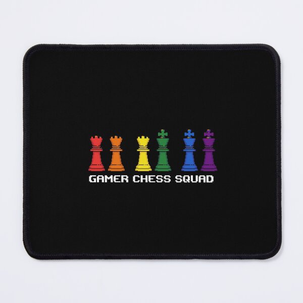 Item preview, Queer Gamer Chess Squad — LGBTQ+ Nerd Pride Design designed and sold by What you are is Beautiful.