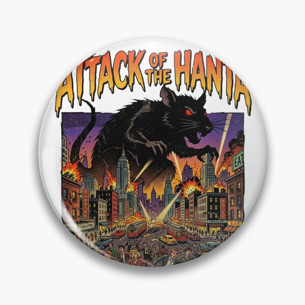 Item preview, Attack of the Hanta Retro Movie Poster designed and sold by DuckOddity.