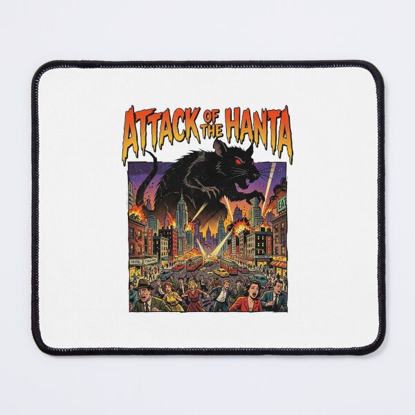 Item preview, Attack of the Hanta Retro Movie Poster designed and sold by DuckOddity.