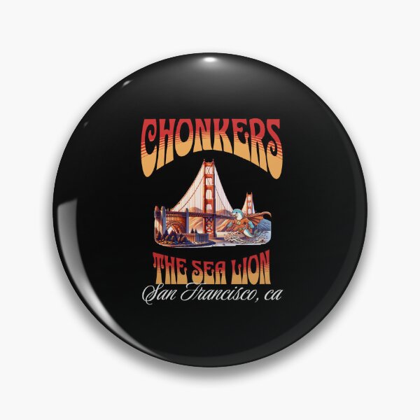 Item preview, Chonkers The Sea Lion San Francisco Funny Seal designed and sold by stylboutique.