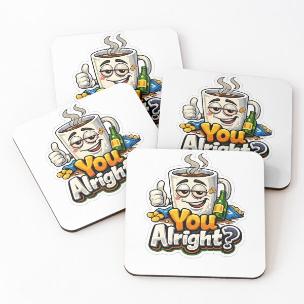 Item preview, You Alright Funny British Greeting Design – Classic UK Humour Tea Mug Cartoon designed and sold by GarnerSupplyCo.