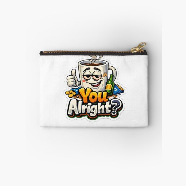 Item preview, You Alright Funny British Greeting Design – Classic UK Humour Tea Mug Cartoon designed and sold by GarnerSupplyCo.