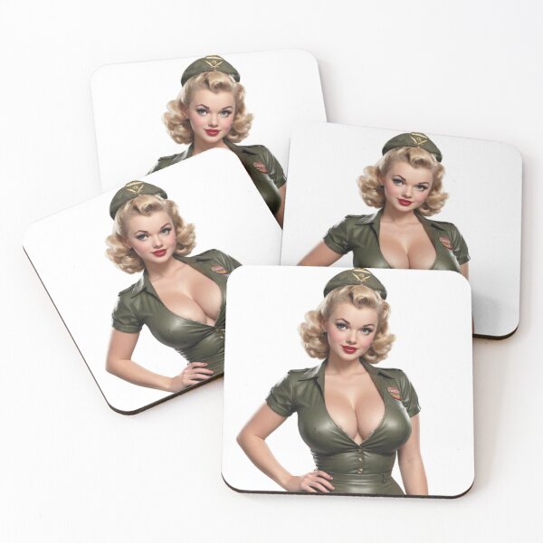 Item preview, Vintage Military Pin Up Girl Retro Aviation Art designed and sold by MissSaylor.