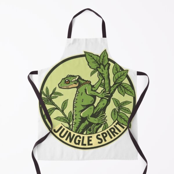 Item preview, Jungle Spirit Gecko Vintage Nature Badge Design designed and sold by MystiColo.