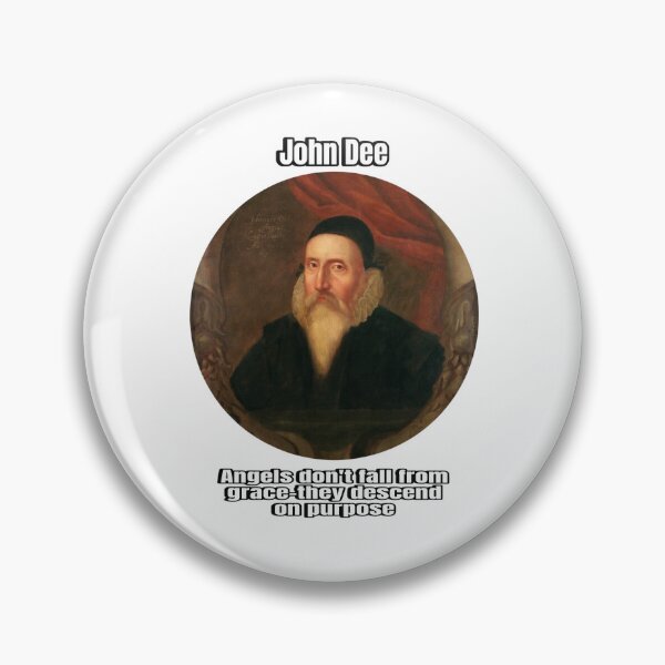 Item preview, Grok Inspired | John Dee – Angels Don’t Fall From Grace They Descend On Purpose | Occult Esoteric Portrait T-Shirt designed and sold by The imaginary unit..