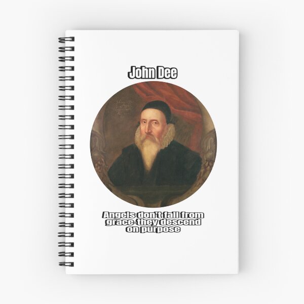 Item preview, Grok Inspired | John Dee – Angels Don’t Fall From Grace They Descend On Purpose | Occult Esoteric Portrait T-Shirt designed and sold by The imaginary unit..