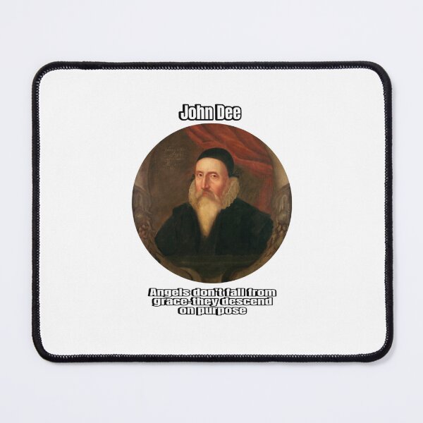 Item preview, Grok Inspired | John Dee – Angels Don’t Fall From Grace They Descend On Purpose | Occult Esoteric Portrait T-Shirt designed and sold by The imaginary unit..