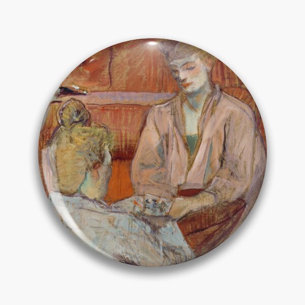 Item preview, The Card Players by Toulouse-Lautrec Vintage Belle Époque Paris Interior Art designed and sold by artofuniverse.