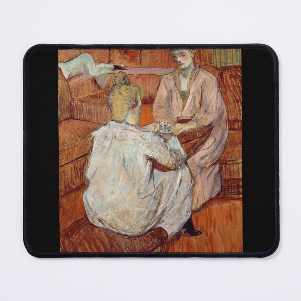 Item preview, The Card Players by Toulouse-Lautrec Vintage Belle Époque Paris Interior Art designed and sold by artofuniverse.