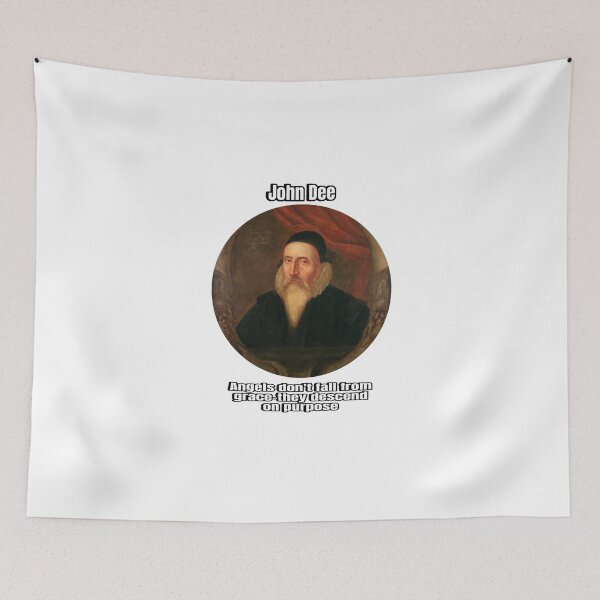 Item preview, Grok Inspired | John Dee – Angels Don’t Fall From Grace They Descend On Purpose | Occult Esoteric Portrait T-Shirt designed and sold by The imaginary unit..