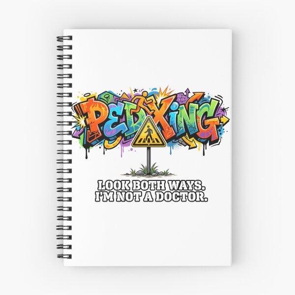 Item preview, Funny Pedestrian Crossing Graffiti - I'm Not A Doctor designed and sold by HornbillDesign.
