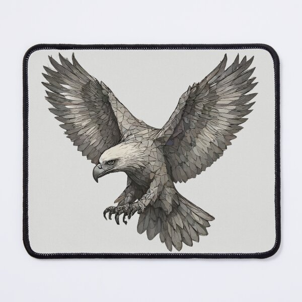 Item preview, Geometric Eagle – Modern Animal Art designed and sold by Tklezardesigns.