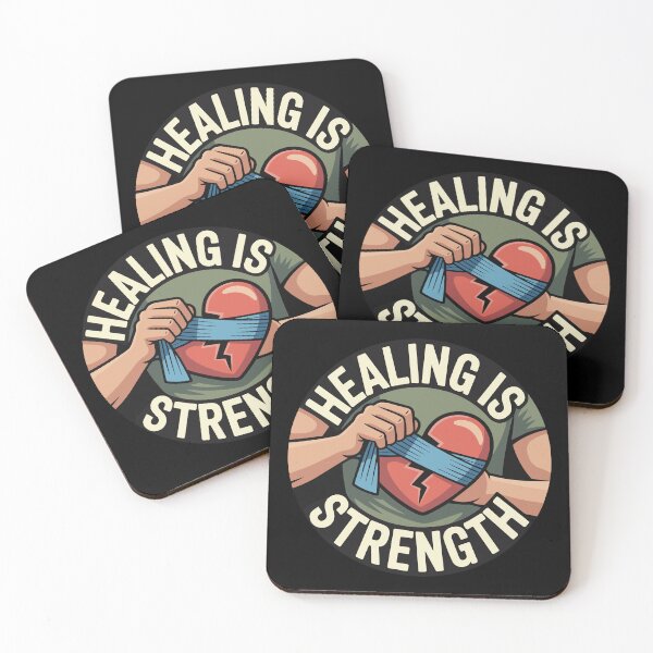 Item preview, The Strong Repair | Healing Is Strength Mental Health Sticker | PTSD Recovery Gift for Therapists Veterans & Trauma Survivors designed and sold by ُEldalal-Design.