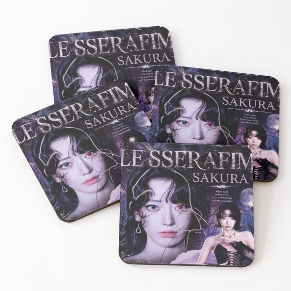 Item preview, SAKURA of LE SSERAFIM (KPOP) designed and sold by jaofnn.