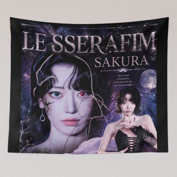 Item preview, SAKURA of LE SSERAFIM (KPOP) designed and sold by jaofnn.