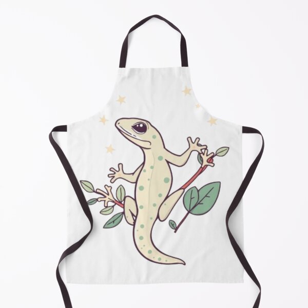 Item preview, Cute Climbing Gecko Botanical Aesthetic Artwork designed and sold by MystiColo.