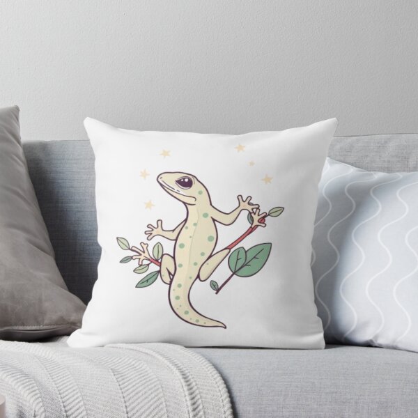 Item preview, Cute Climbing Gecko Botanical Aesthetic Artwork designed and sold by MystiColo.