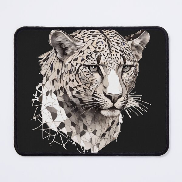 Item preview, Geometric Leopard – Modern Animal Art designed and sold by Tklezardesigns.