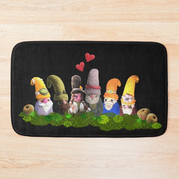 Item preview, Hand-felted gnomes with apples and moss designed and sold by creaphyl28.