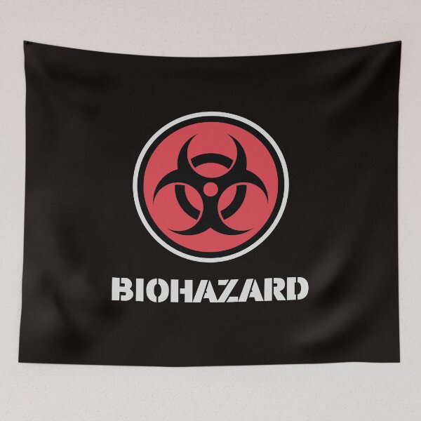 Item preview, Biohazard Symbol – Warning Danger Industrial Streetwear Design designed and sold by ElectroSphere46.