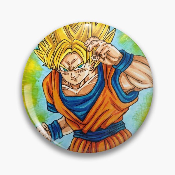 Item preview, Dragonball z anime goku artwork  designed and sold by DreamComeDrew.