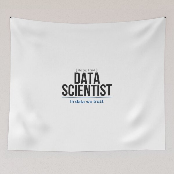 Item preview, Data Scientist In Data We Trust  designed and sold by ProudCraft.