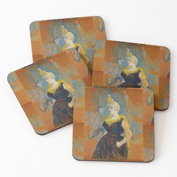 Item preview, Cha-U-Kao by Toulouse-Lautrec Vintage Belle Époque Cabaret Clown Portrait Art designed and sold by artofuniverse.