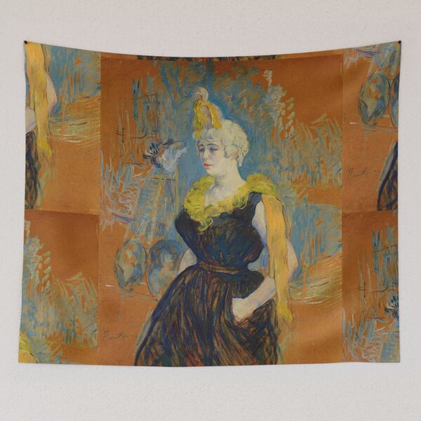 Item preview, Cha-U-Kao by Toulouse-Lautrec Vintage Belle Époque Cabaret Clown Portrait Art designed and sold by artofuniverse.