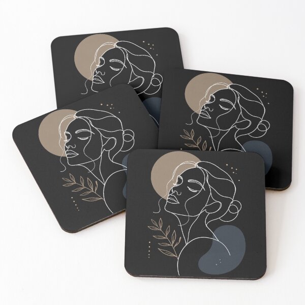 Item preview, Minimalist Aesthetic Line Art Portrait designed and sold by JalwaWear.