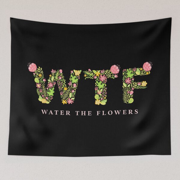 Item preview, WTF Funny Plant Junkie Flower Garden Lady Picture designed and sold by MelanieIShelton.