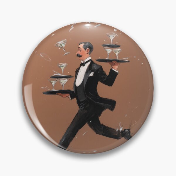 Item preview, Martini Cocktail Waiter  designed and sold by Nova~Prints.