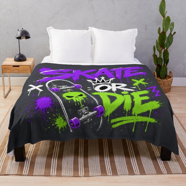 Item preview, SKATE OR DIE Graffiti Skateboard Shirt | Urban Skater Art designed and sold by JustResultsCo.