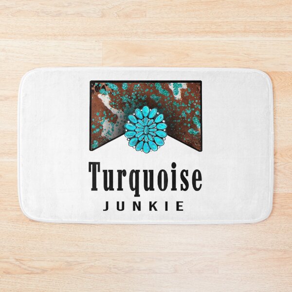 Item preview, Turquoise Junkie Western Retro Turquoise Gemstone Lovers designed and sold by MelanieIShelton.