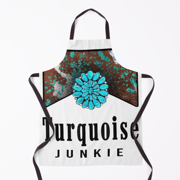 Item preview, Turquoise Junkie Western Retro Turquoise Gemstone Lovers designed and sold by MelanieIShelton.
