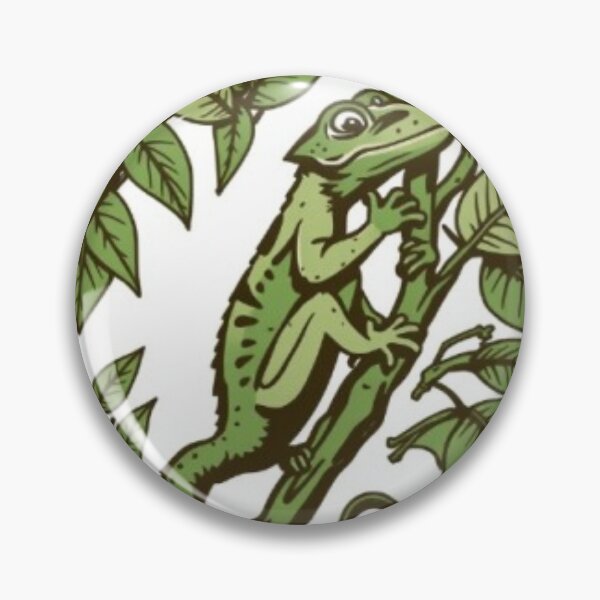 Item preview, Jungle Spirit Tropical Gecko Botanical Design designed and sold by MystiColo.