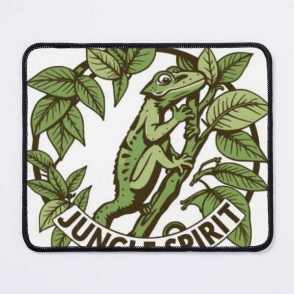 Item preview, Jungle Spirit Tropical Gecko Botanical Design designed and sold by MystiColo.