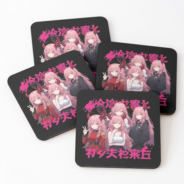 Item preview, Pink Demon Anime Girl Collage designed and sold by Radhestore.