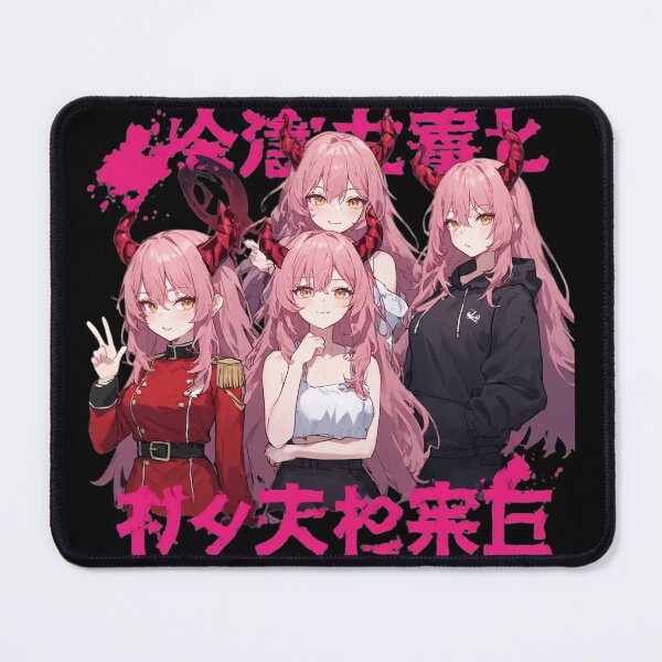 Item preview, Pink Demon Anime Girl Collage designed and sold by Radhestore.