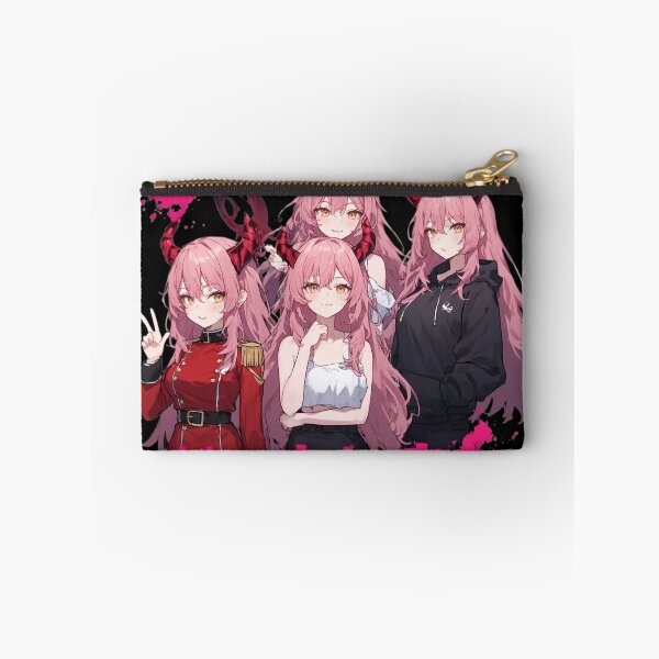 Item preview, Pink Demon Anime Girl Collage designed and sold by Radhestore.
