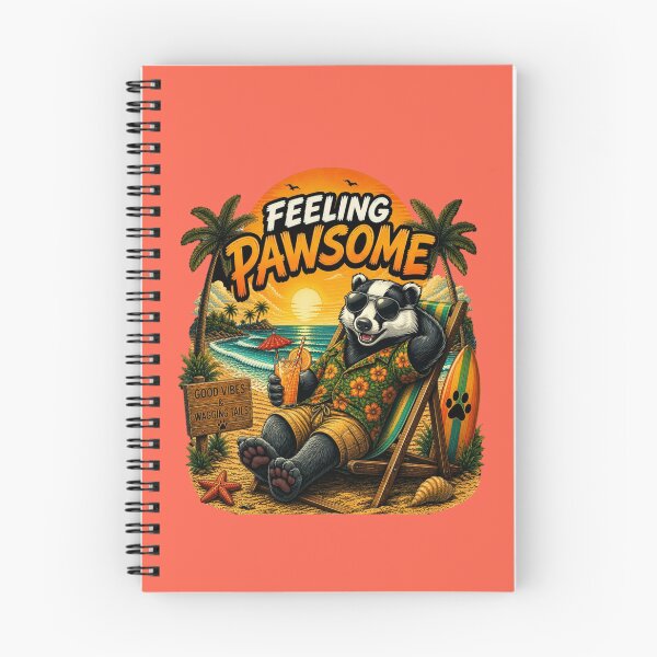 Artikelvorschau, Lustiges Dachs-Stranddesign – Pfotenstarke Sommer-Vibes, Urlaubstier entworfen und verkauft von PixelsPaws.