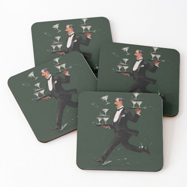 Item preview, Green Martini Cocktail Waiter  designed and sold by Nova~Prints.