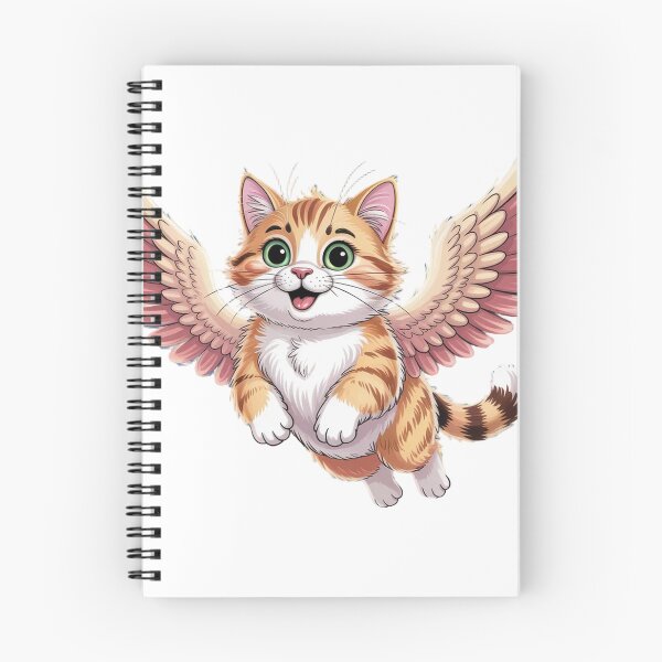 Item preview, Flying Angel Cat – Cute Fantasy Kitty Art designed and sold by start-tool.